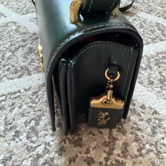 Coach Bandit Leather Crossbody Bag in Amazon Green - Picture 5 of 8